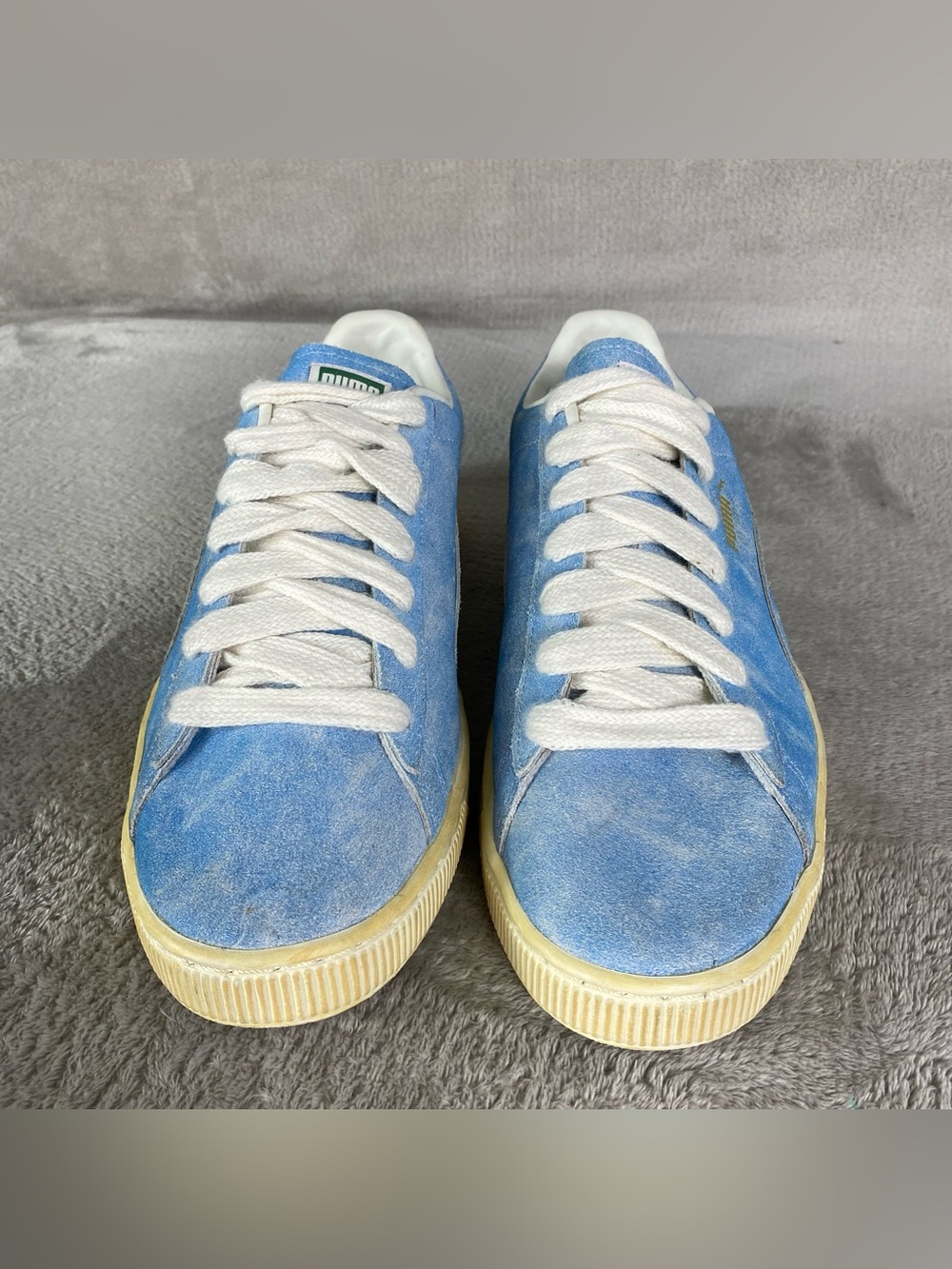 Puma Faded Suede 399654-01 Mens Sneakers Size 13 Blue Athletic Shoes NEW - Picture 5 of 10